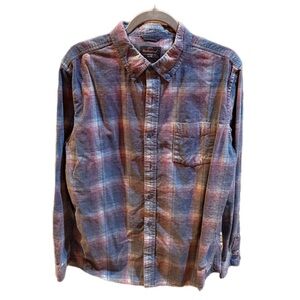 Weatherproof Multicolor Plaid Button-Down Shirt